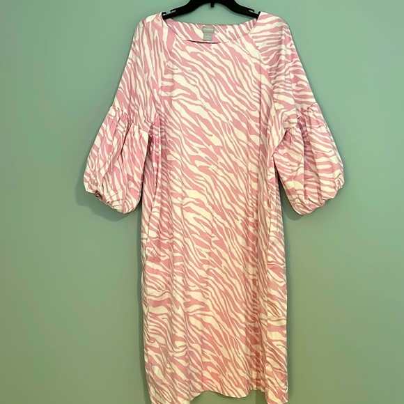 Chico's Dresses & Skirts - Chicos animal print in pink pull over
